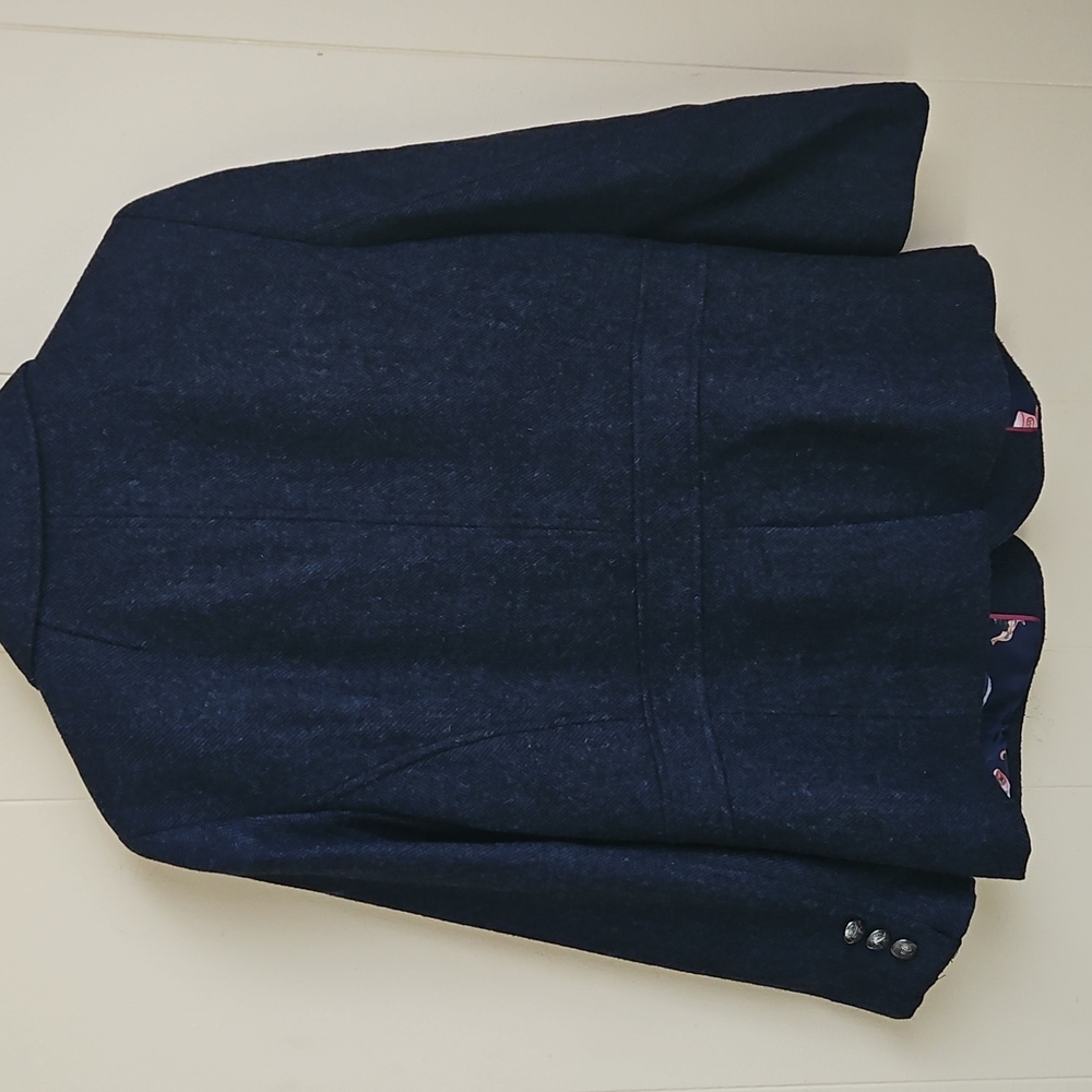 Talbots Aberdeen Wool Navy Blazer - Picture 5 of 5